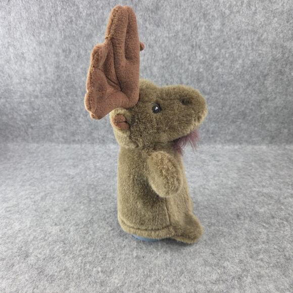 Alma's Designs Hand Puppet Lot Pink Pig Brown Moose Pretend Play Golf Club Cover - Picture 12 of 15